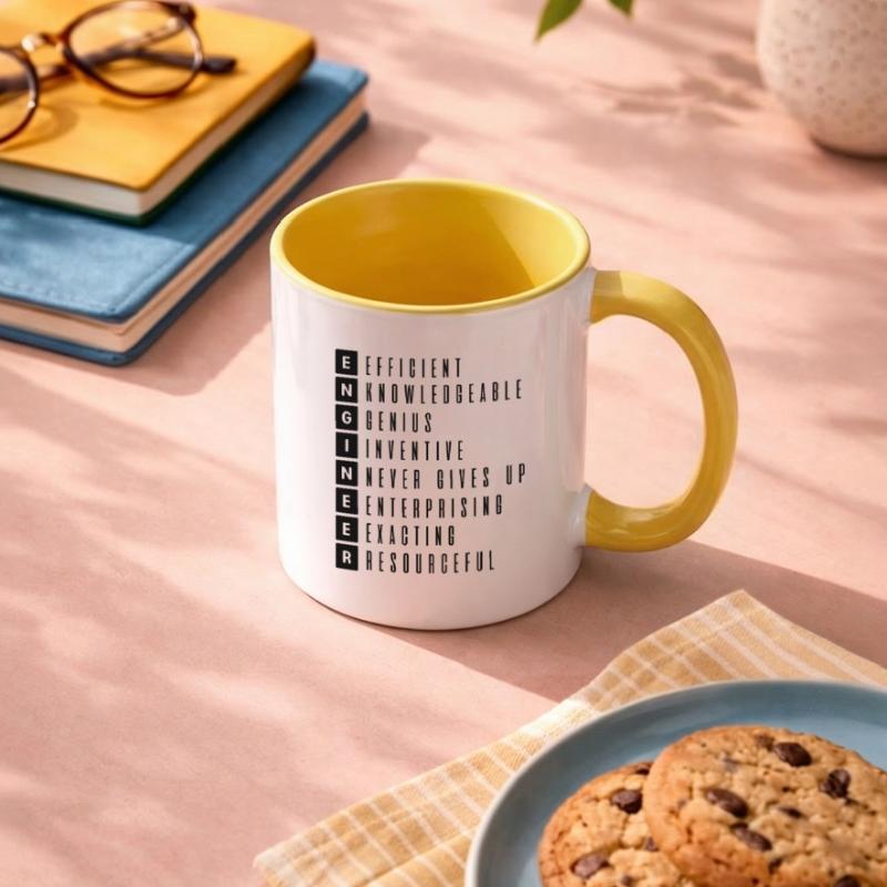 Engineer engineer genius wizard warlock Contrasting Mug