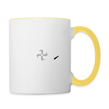 Computer Flüsterer - It - Tasse zweifarbig - Weiß/Gelb - Rechts