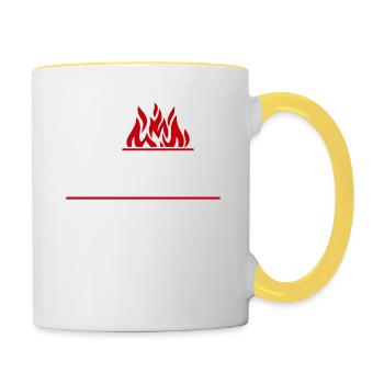 The Grillfather - Contrasting Mug - white/yellow - Right
