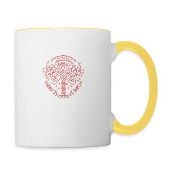 yggdrassil - Contrasting Mug - white/yellow - Right