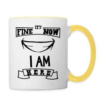 All Might / My Hero Academia / Anime / - Contrasting Mug - white/yellow - Right