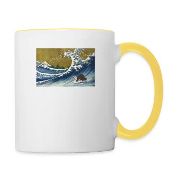 Ferret - Contrasting Mug - white/yellow - Right