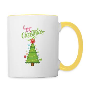 Hygge Christmas - Contrasting Mug - white/yellow - Right