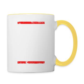Fck Csu Anti-Politik Politik Für Demonstranten - Tasse zweifarbig - Weiß/Gelb - Rechts
