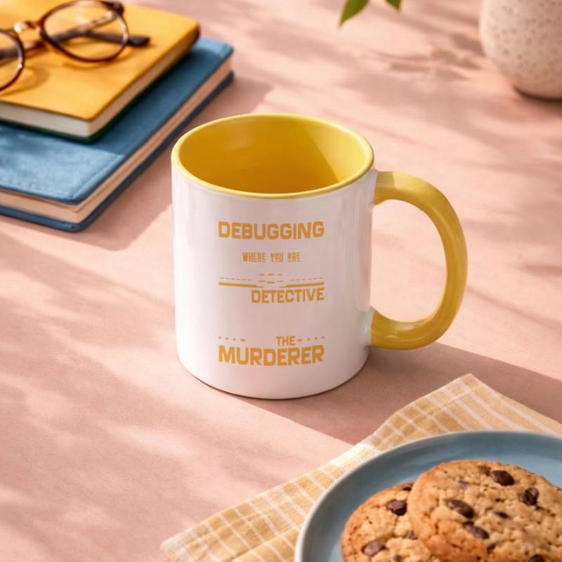 Programmierer Entwickler - Code Nerd Debug Tasse zweifarbig
