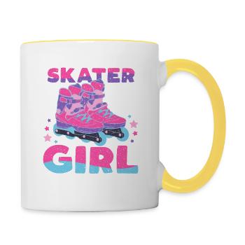 Roller Skates Running Roller Skates - Contrasting Mug - white/yellow - Right
