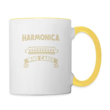 Harmonica Jazz Harmonica Girls - Contrasting Mug - white/yellow - Right