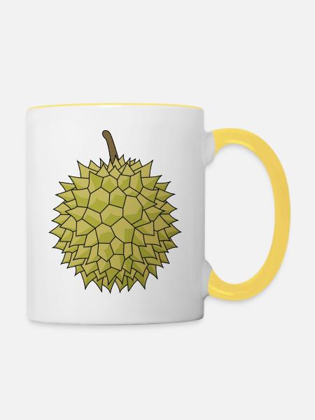 Durian - Maharlika - Tasse zweifarbig - Weiß/Gelb