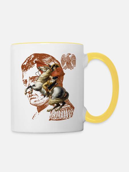 Napoleon 1 - Tasse zweifarbig - Weiß/Gelb