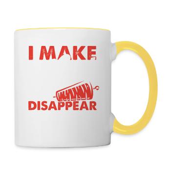doner kebab - Contrasting Mug - white/yellow - Right