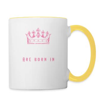 born in 1984 - Contrasting Mug - white/yellow - Right