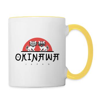Okinawa – Japan - Contrasting Mug - white/yellow - Right
