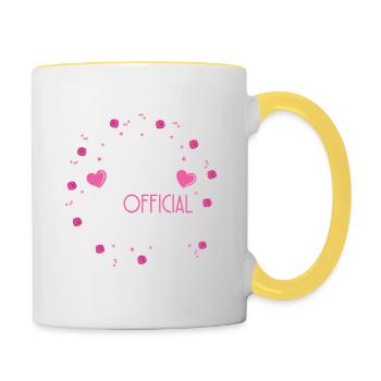 13 Geburtstag Mädchen Geschenk lustig 13. Ehrentag - Tasse zweifarbig - Weiß/Gelb - Rechts