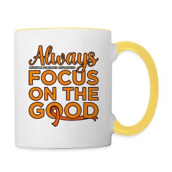 Focus on good graphics for - Contrasting Mug - white/yellow - Right