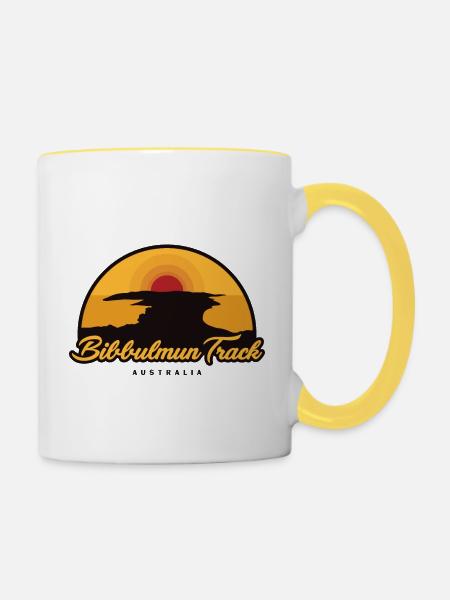 Bibbulmun Track - Australien - Tasse zweifarbig - Weiß/Gelb