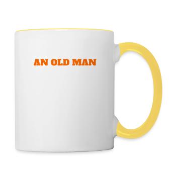 Pêche Pêcheur Pêche Pêche Hameçons de pêche - Mug contrasté - blanc/jaune - Droite
