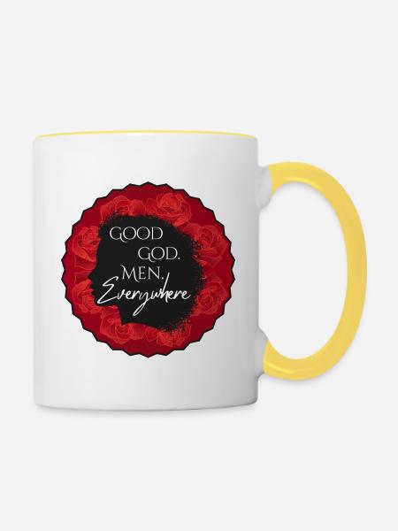 Rose Vampire Academy - Tasse zweifarbig - Weiß/Gelb