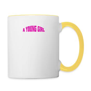 Guitariste Musique Guitariste Groupe Guitare Musicien - Mug contrasté - blanc/jaune - Droite
