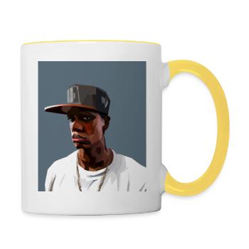 Hip Hopper Rapper - Contrasting Mug - white/yellow - Right
