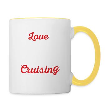I Love It When We're Cruising Together Cruiser - Contrasting Mug - white/yellow - Right