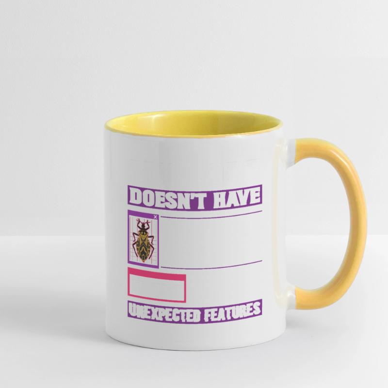 Développeur Mon code n’a pas de bugs Codage amusant Mug contrasté
