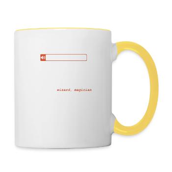 Funny Accountant Definition CPA Finance Auditor - Contrasting Mug - white/yellow - Right