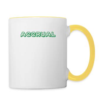 It’s Comptabilité d’exercice Comptabilité drôle CPA Comptable - Mug contrasté - blanc/jaune - Droite