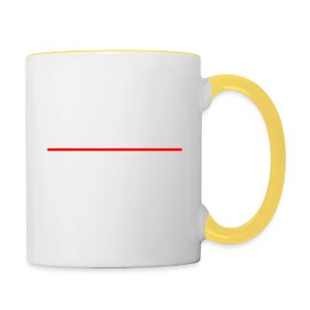 Marienberg Erzgebirge - Tasse zweifarbig - Weiß/Gelb - Rechts