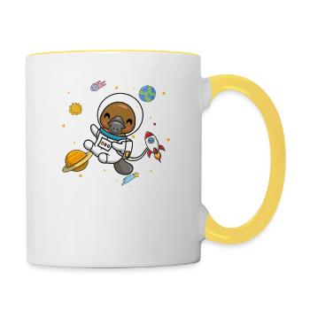 Platypus - Contrasting Mug - white/yellow - Right