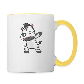 Zebra - Contrasting Mug - white/yellow - Right