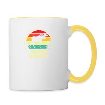 Moose - Contrasting Mug - white/yellow - Right