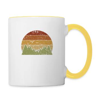 Pisgah National Forest - Tasse zweifarbig - Weiß/Gelb - Rechts
