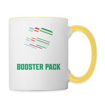 I Was Normal Until I Got My First Booster Pack TCG - Contrasting Mug - white/yellow - Right