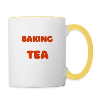 Baker Pastry Baking Tea Pastry Bakery Tea - Contrasting Mug - white/yellow - Right