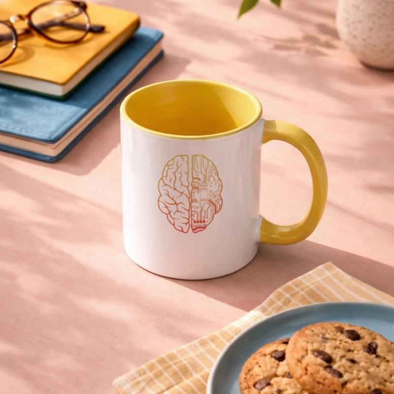 Programmierer HTML - Entwickler Programmierung Brain Cool Tasse zweifarbig