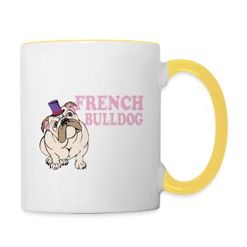 English Bull - Contrasting Mug - white/yellow - Right