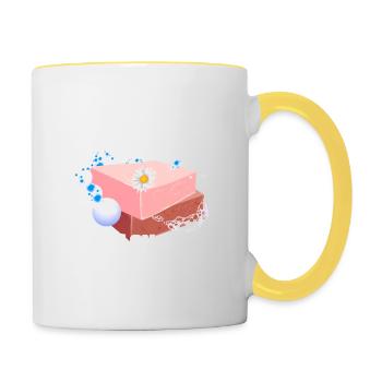 I Do Have A Retirement Plan, I Plan Soap Making So - Tasse zweifarbig - Weiß/Gelb - Rechts