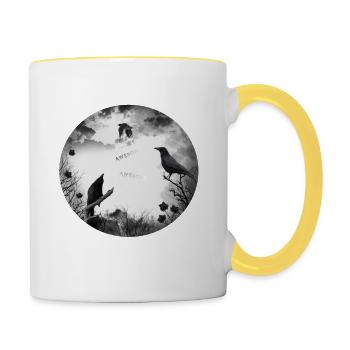 Alexander Geburtstag Alex - Tasse zweifarbig - Weiß/Gelb - Rechts