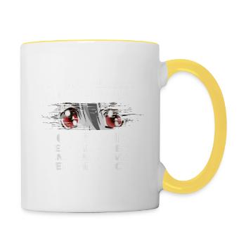 Anime Gift For n Girls Women Boys Cute Anime Merch - Contrasting Mug - white/yellow - Right