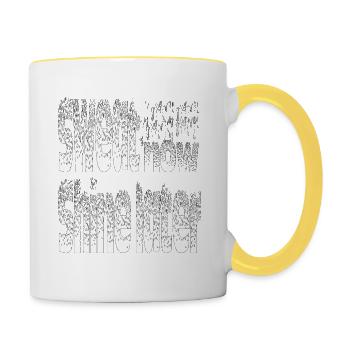 GYM - Contrasting Mug - white/yellow - Right