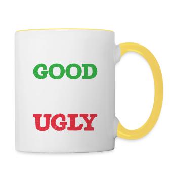 Drôle Coiffeur Coiffeur Coiffeur Blague - Mug contrasté - blanc/jaune - Droite