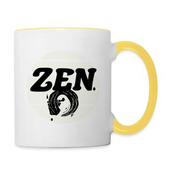 Zen - Contrasting Mug - white/yellow - Right