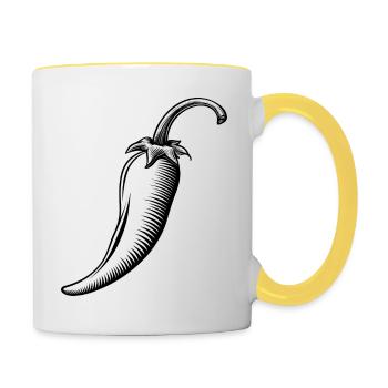 Chili - Contrasting Mug - white/yellow - Right