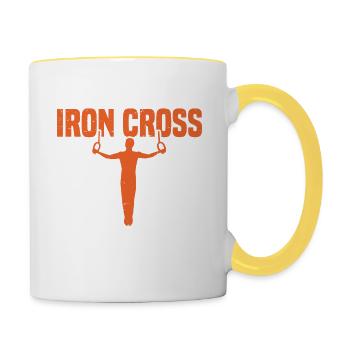 Ring Gymnastics 1 - Contrasting Mug - white/yellow - Right