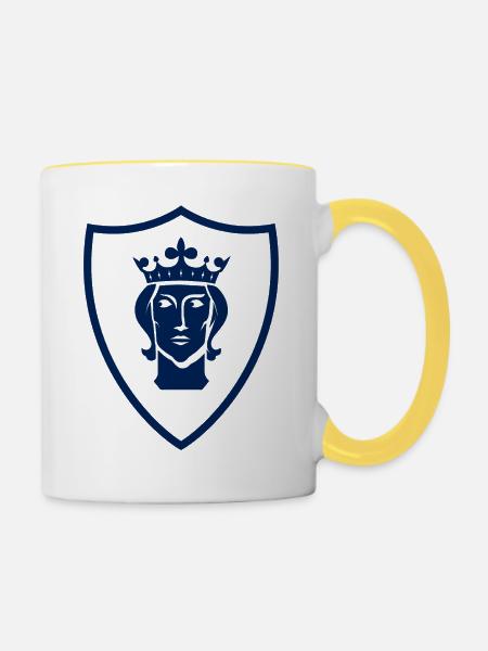 Stockholmer Stolz - Tasse zweifarbig - Weiß/Gelb