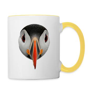 Puffin - Contrasting Mug - white/yellow - Right