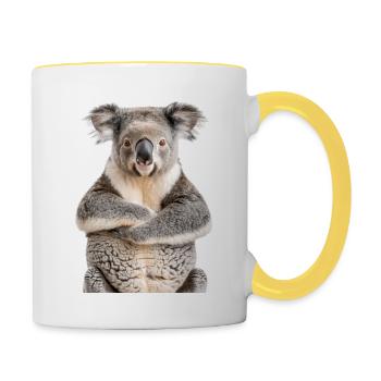 Koala - Contrasting Mug - white/yellow - Right