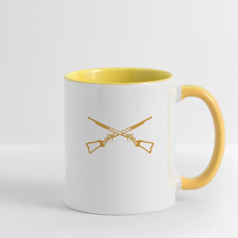 Vorderlader Muzzleloader Muzzle Loading Contrasting Mug