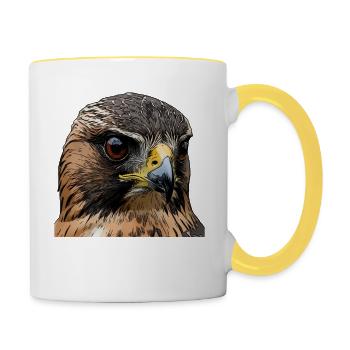 Falcons - Contrasting Mug - white/yellow - Right
