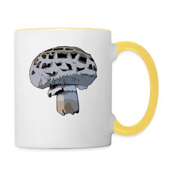 Champion Mushroom - Contrasting Mug - white/yellow - Right